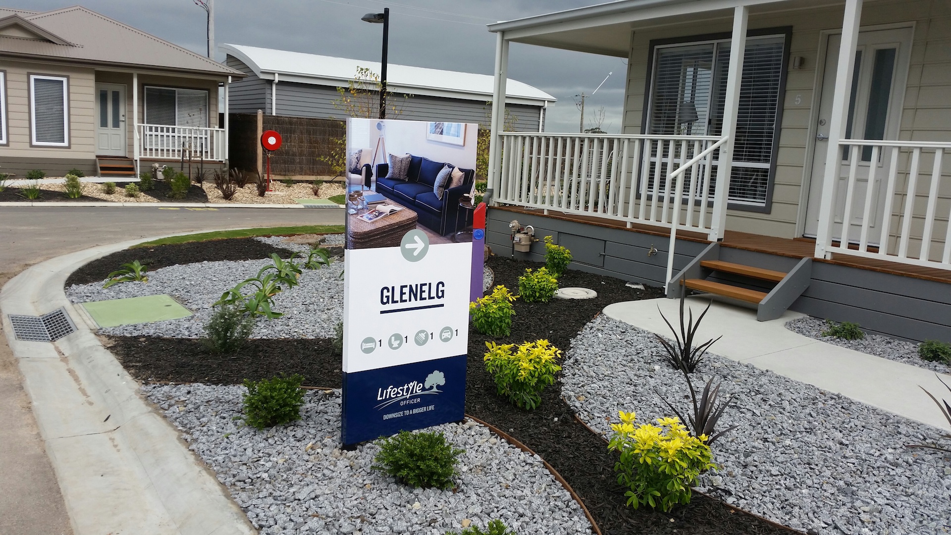 Lifestyle Officer Sign Impact Plus